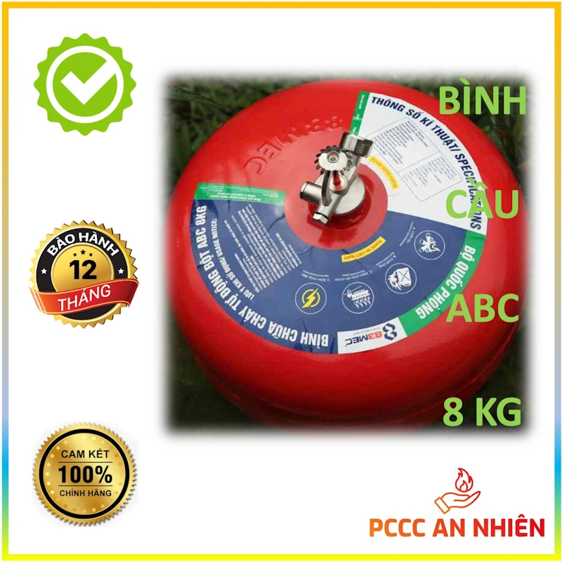 Hình ảnh sản phẩm Bình cầu chữa cháy tự động  8kg