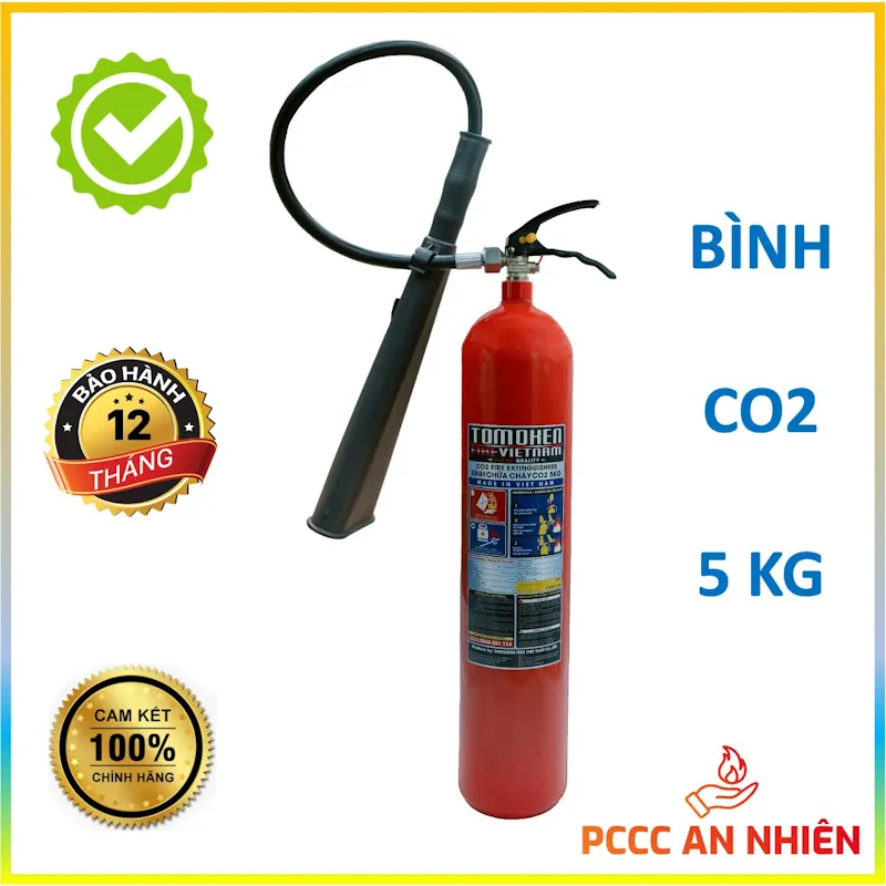 Hình ảnh sản phẩm Bình chữa cháy CO2 Tomoken 5kg