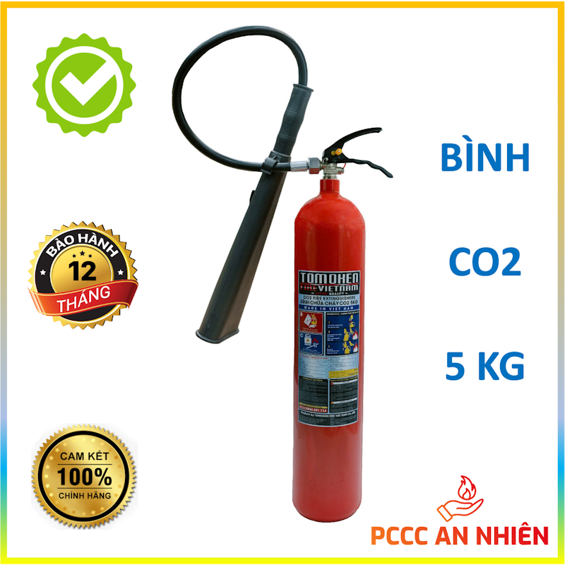 Hình ảnh sản phẩm Bình chữa cháy CO2 Tomoken 5kg
