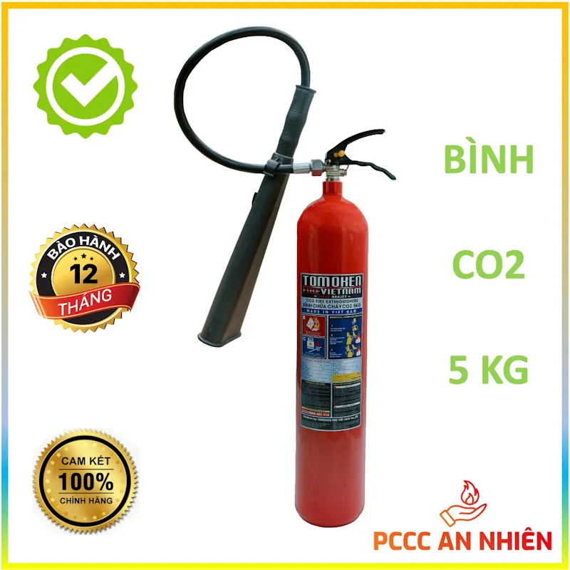 Hình ảnh sản phẩm Bình chữa cháy CO2 Tomoken 5kg