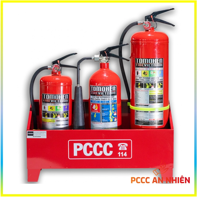 Hình ảnh sản phẩm Kệ để 3 bình chữa cháy