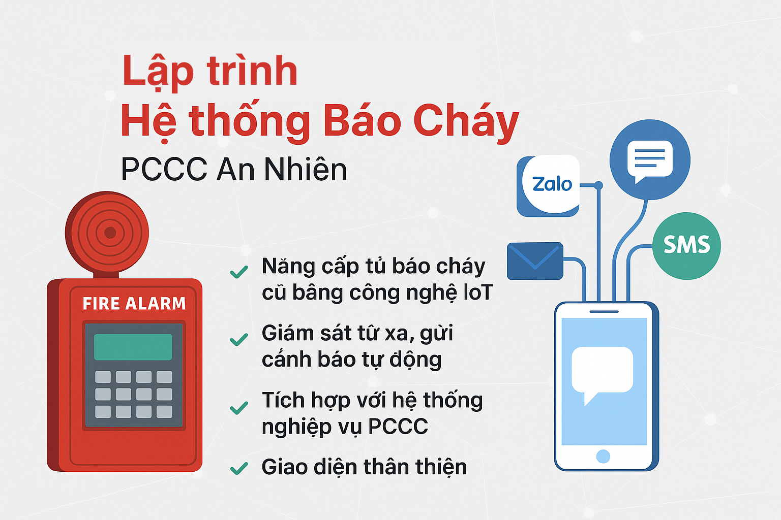 Ảnh minh họa: Lập trình Hệ thống Báo Cháy – PCCC An Nhiên