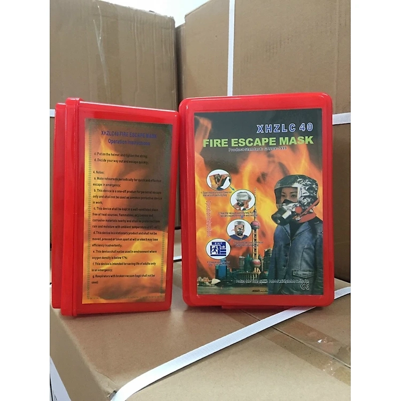 Hình ảnh sản phẩm Mặt nạ thoát hiểm XHZLC40 - Mặt nạ chống khói khi xảy ra hỏa hoạn