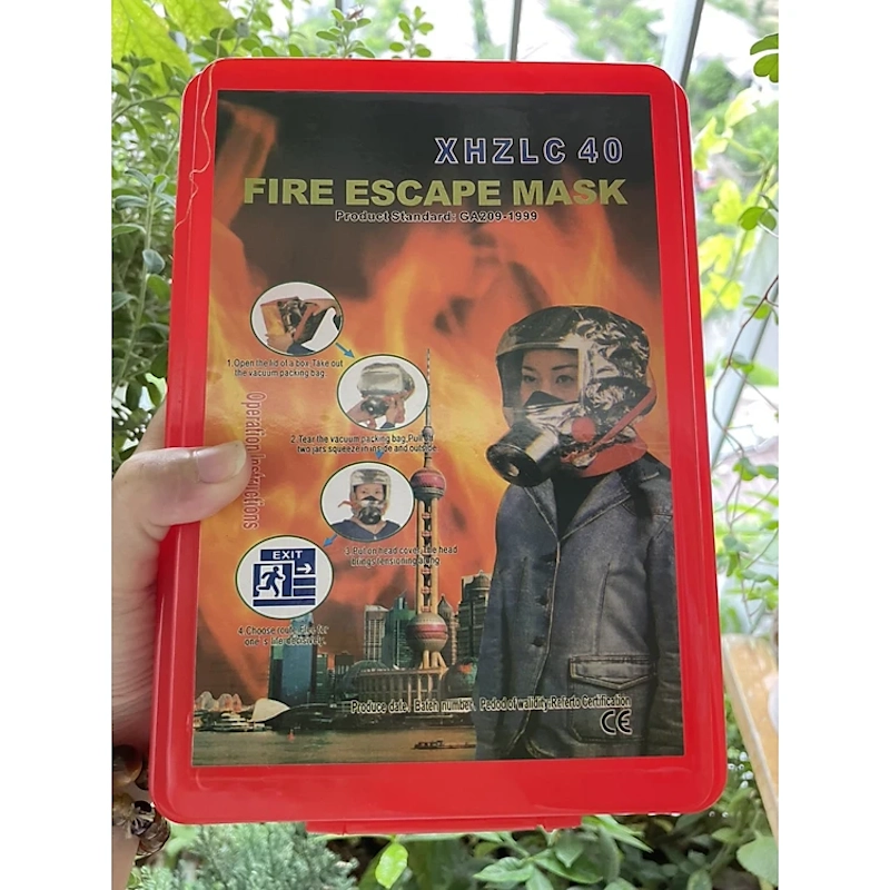 Hình ảnh sản phẩm Mặt nạ thoát hiểm XHZLC40 - Mặt nạ chống khói khi xảy ra hỏa hoạn