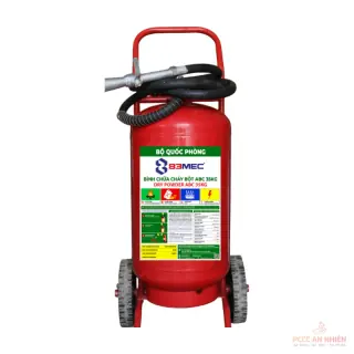 Bình chữa cháy xe đẩy bột ABC 35kg BQP - PCCC An Nhiên